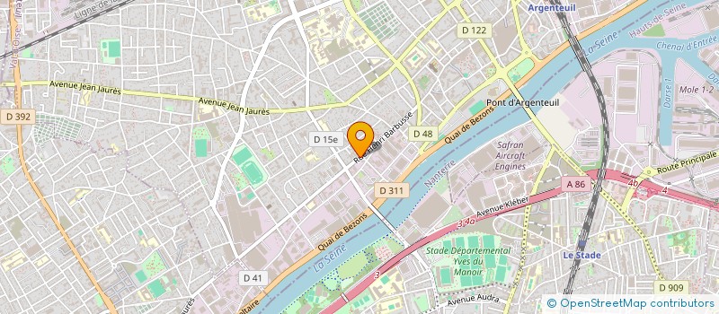 localisation de l'entreprise SCIMP SARL  ARGENTEUIL