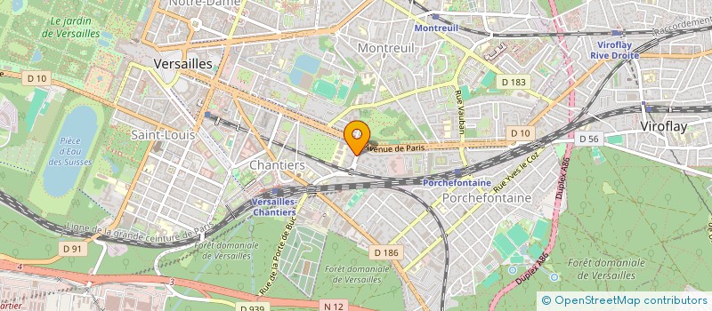 localisation de l'entreprise SCIN à VERSAILLES