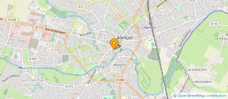 localisation de l'entreprise SCIN HOME à ALENCON