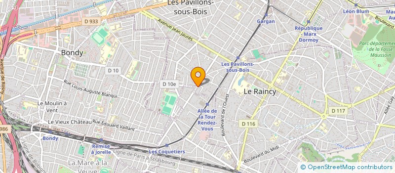 localisation de l'entreprise SCIN MALT IMMO PARIS 17 à LES PAVILLONS-SOUS-BOIS