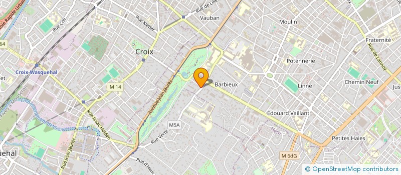 localisation de l'entreprise SCINAROC  ROUBAIX