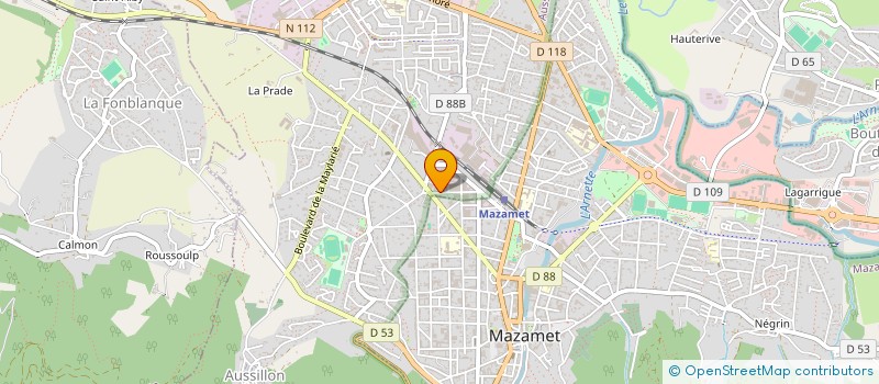 localisation de l'entreprise SCINEO  AUSSILLON