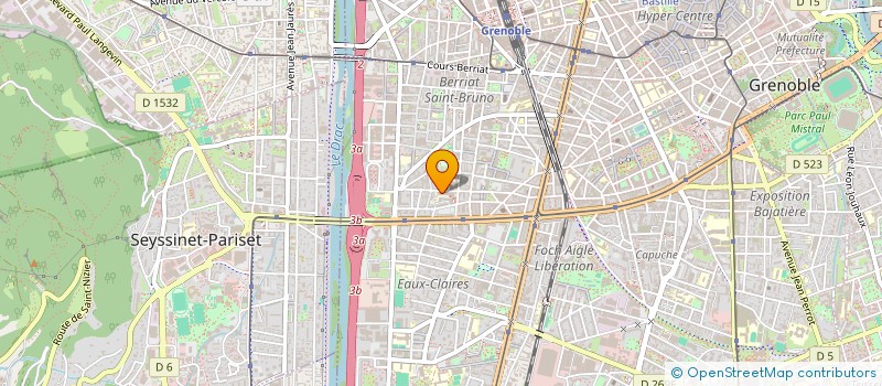 localisation de l'entreprise SCINTEP à GRENOBLE