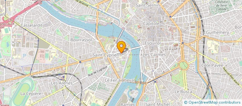 localisation de l'entreprise SCINTI-TEP à TOULOUSE