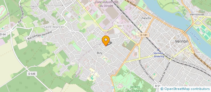 localisation de l'entreprise SCINTILLAE  VERNON
