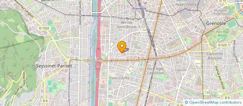 localisation de l'entreprise SCINTILLE  GRENOBLE