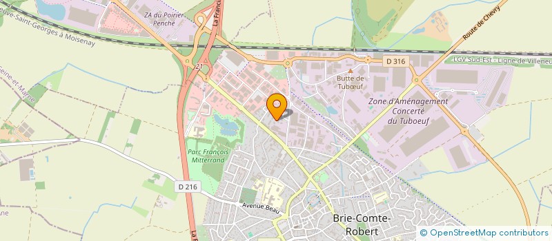 localisation de l'entreprise SCINTYON  BRIE-COMTE-ROBERT