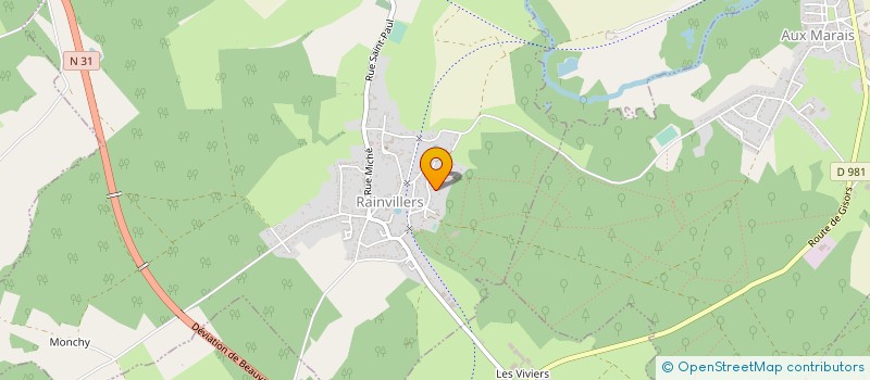 localisation de l'entreprise SCIO-SOLUTIONS (SOCIETE DE CONSEIL EN INGENIERIE OPTIMISEE)  RAINVILLERS