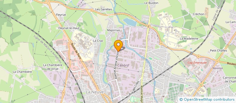 localisation de l'entreprise SCIORTHOGESTION 01 à BOURG-EN-BRESSE