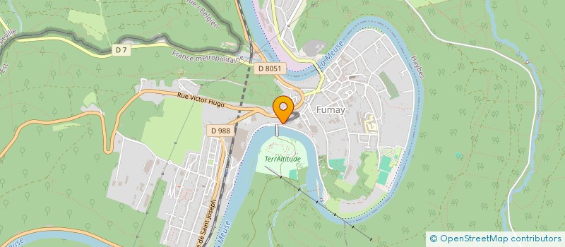 localisation de l'entreprise SCIOT  FUMAY