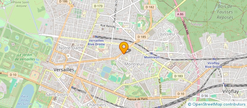 localisation de l'entreprise SCIP à VERSAILLES
