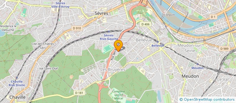 localisation de l'entreprise SCIPEN à SEVRES