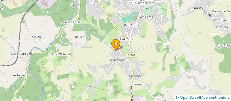 localisation de l'entreprise SCIQUERE3A  PLOUMAGOAR