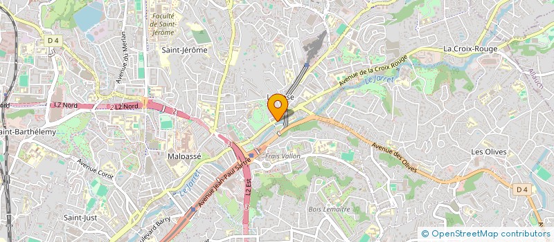 localisation de l'entreprise SCIREL à MARSEILLE