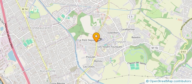 localisation de l'entreprise SCIRKO31  LAUNAGUET