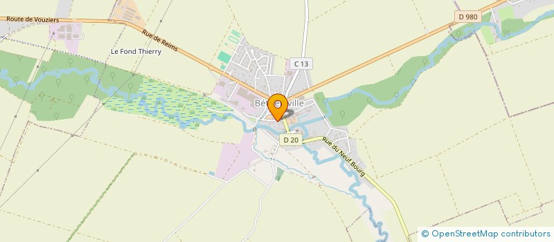 localisation de l'entreprise SCIRPO IMMOBILIER  BETHENIVILLE