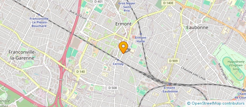 localisation de l'entreprise SCIRV HEMIA à ERMONT