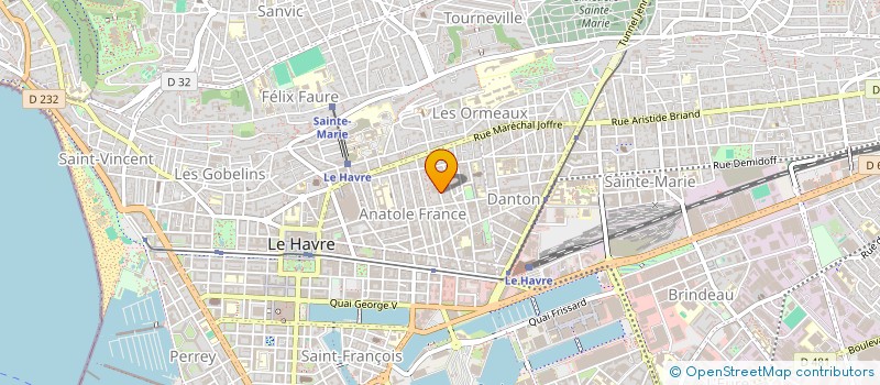 localisation de l'entreprise SCISANTA GIULIA  LE HAVRE