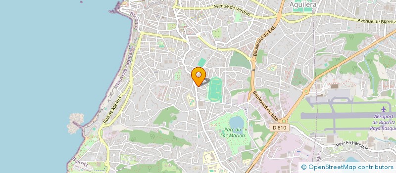 localisation de l'entreprise SCISAUTEUSE à BIARRITZ