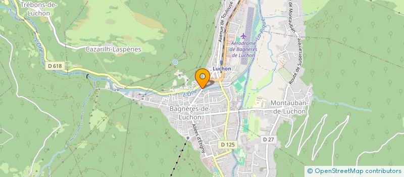 localisation de l'entreprise SCISETIC INC (SERVICE CONSEIL ET INNOVATION EN SYSTEMES, L'ELECTRONIQUES ET LES TECHNOLOGIES DE L'INFORMATION ET DES COM  BAGNERES-DE-LUCHON