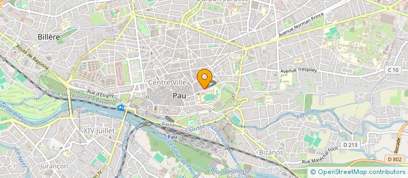 localisation de l'entreprise SCISOFT à PAU