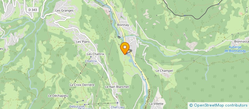 localisation de l'entreprise SCITHEVENARDFOUILLE  SAINT-GERVAIS-LES-BAINS