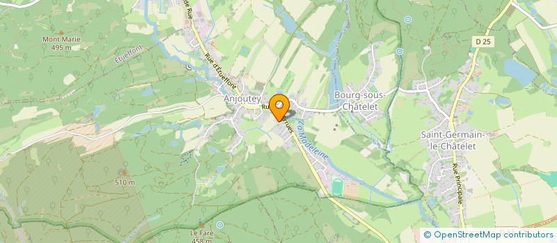 localisation de l'entreprise SCITILLEULGIROMAGNY  ANJOUTEY