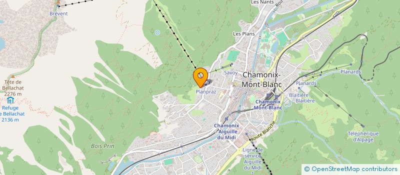 localisation de l'entreprise SCIURUS CHAMONIX  CHAMONIX-MONT-BLANC