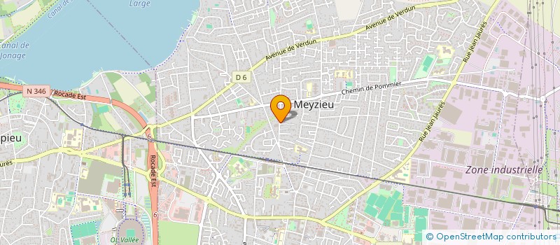 localisation de l'entreprise SCIVET INGENIERIE à MEYZIEU