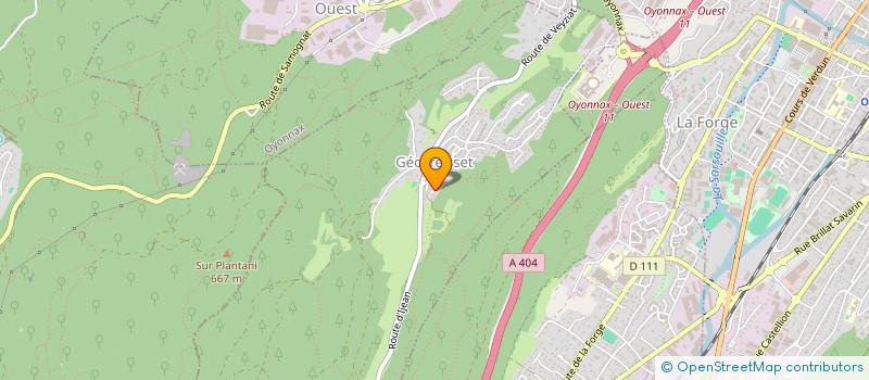 localisation de l'entreprise SCIVIO  GEOVREISSET