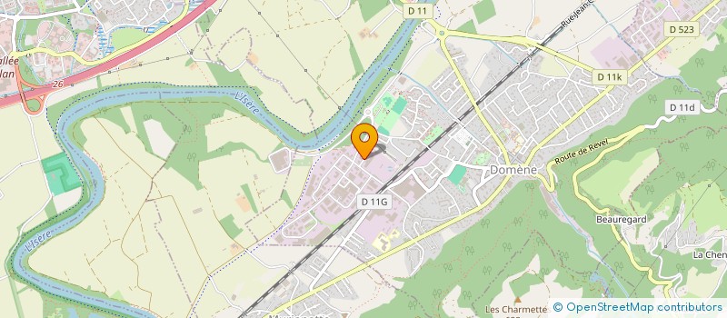 localisation de l'entreprise SCJ à DOMENE