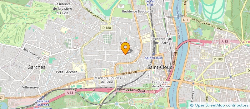 localisation de l'entreprise SCJ AGIL à SAINT-CLOUD