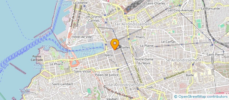 localisation de l'entreprise SCJ CREATION à MARSEILLE