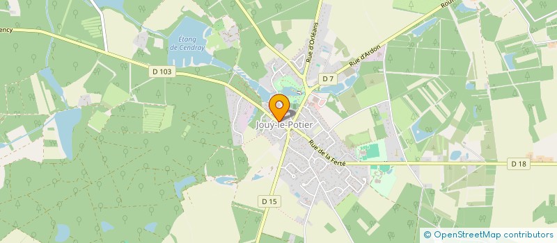 localisation de l'entreprise SCJA GROUP  JOUY-LE-POTIER
