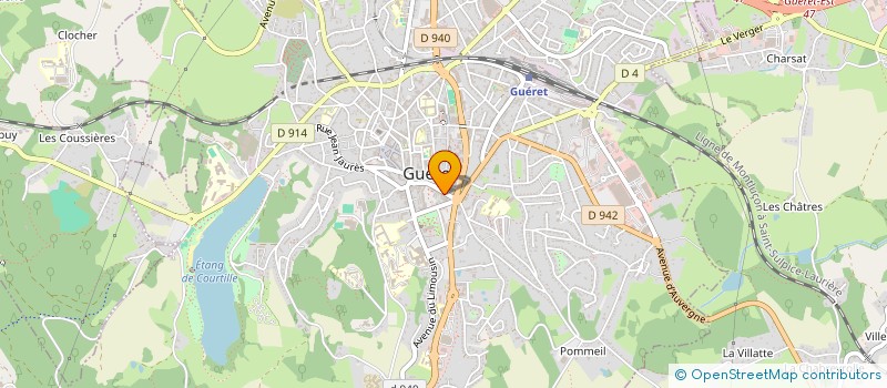 localisation de l'entreprise SCJF23  GUERET