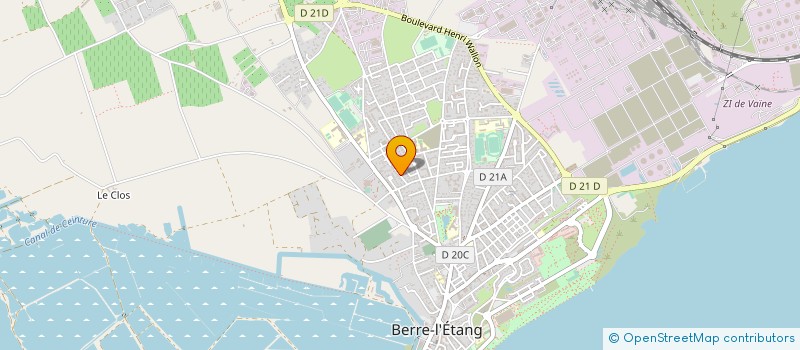 localisation de l'entreprise SCJP à BERRE-L'ETANG