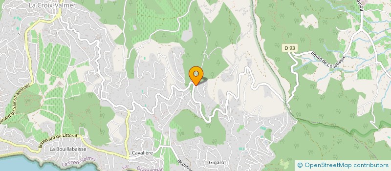 localisation de l'entreprise SCJP  LA CROIX-VALMER