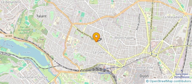 localisation de l'entreprise SCK  RUFFEY-LES-ECHIREY