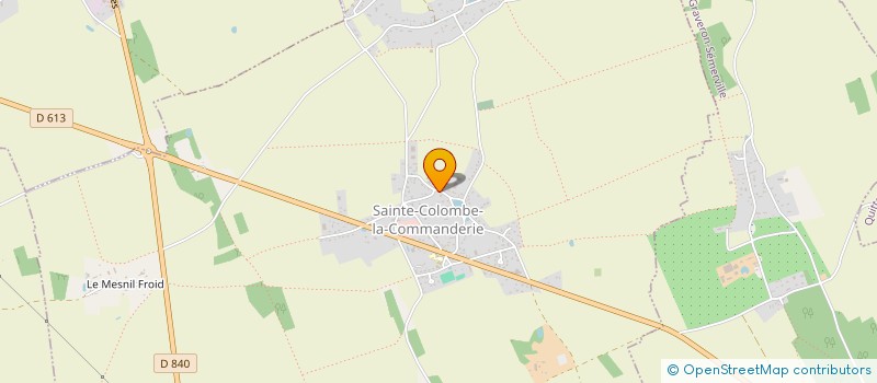 localisation de l'entreprise SCK  SAINTE-COLOMBE-LA-COMMANDERIE