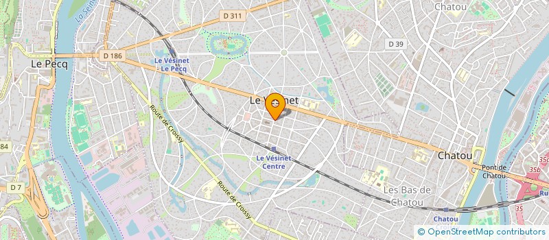 localisation de l'entreprise SCK  LE VESINET