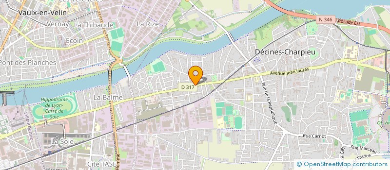 localisation de l'entreprise SCK AUTO SERVICES à GENAS