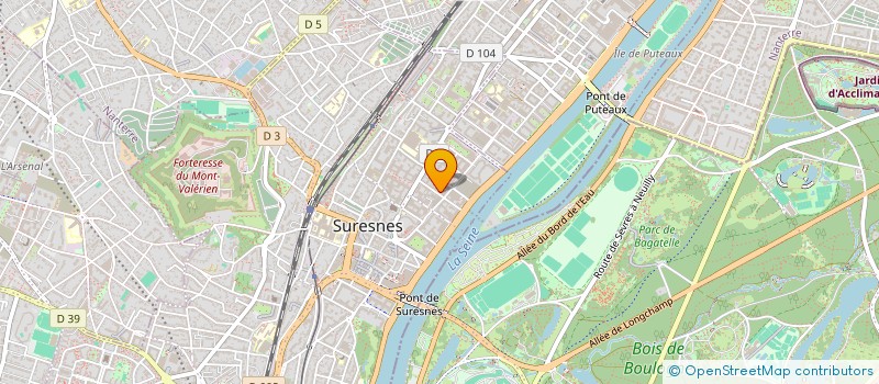 localisation de l'entreprise SCK GESTION à SURESNES