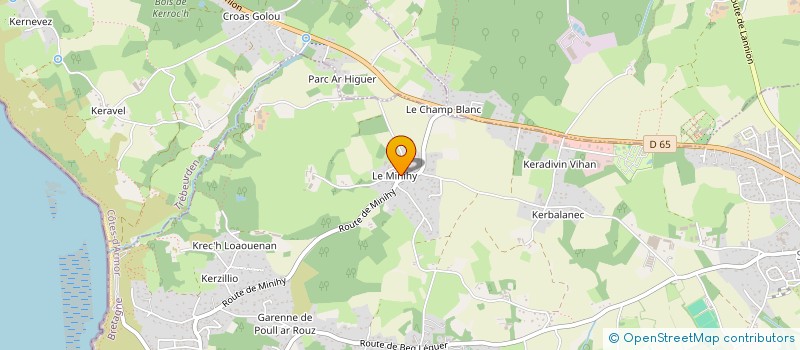 localisation de l'entreprise SCK IMMOBILIER  LANNION