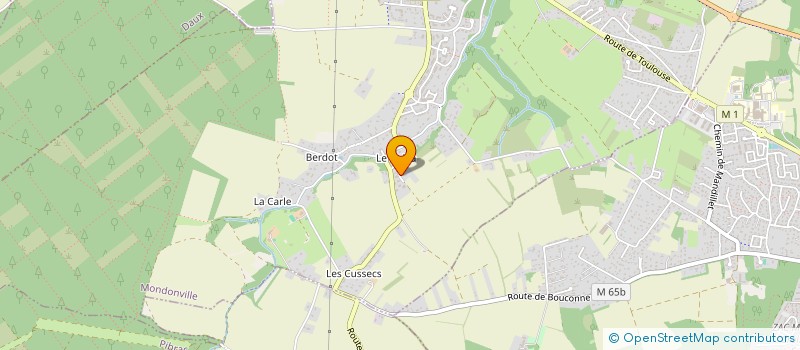 localisation de l'entreprise SCL  MONDONVILLE