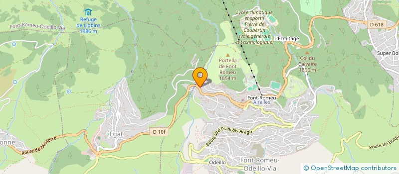 localisation de l'entreprise SCL  FONT-ROMEU-ODEILLO-VIA