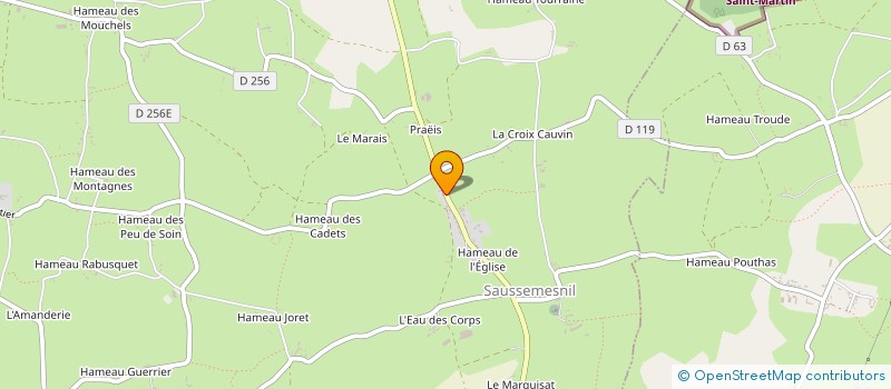 localisation de l'entreprise SCL  SAUSSEMESNIL