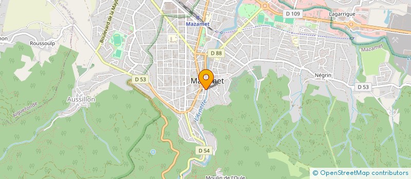 localisation de l'entreprise SCL AUGUSTO  MAZAMET