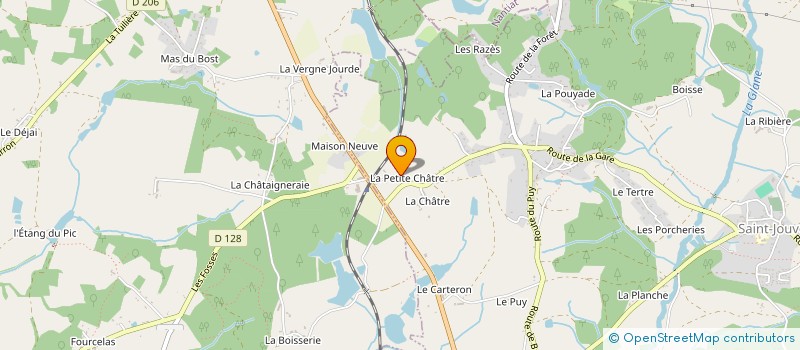 localisation de l'entreprise SCL AUTO à SAINT-JOUVENT