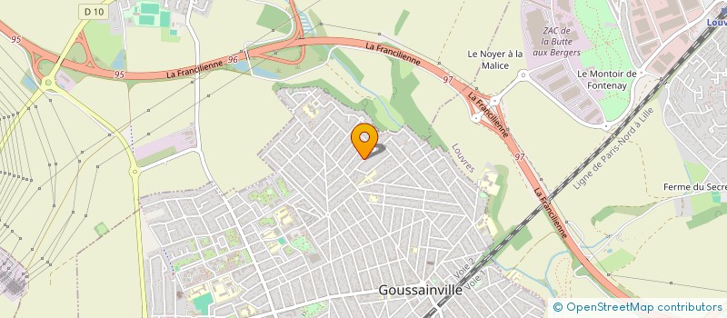 localisation de l'entreprise SCL BATIMENT à GOUSSAINVILLE