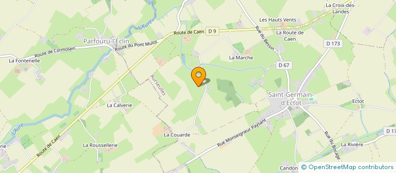 localisation de l'entreprise SCL BOOMAERTS à CAUMONT-SUR-AURE